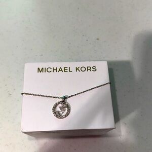 Michael Kors logo necklace